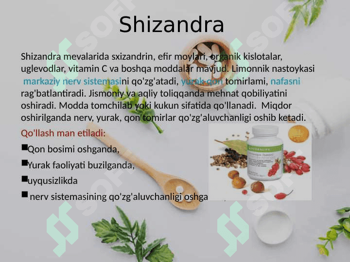 ORGANIZMNING UMUMIY TONUSINI OSHIRUVCHI MODDALAR 3