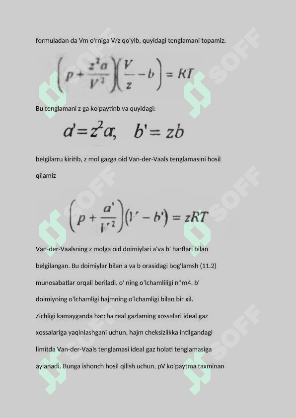 Van-der-vaal tenglamasi 8