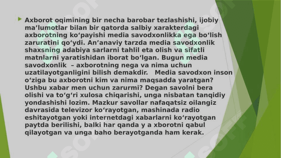 Media va axborot savodxonligi- raqamlashuv davrining asosiy talabi 4
