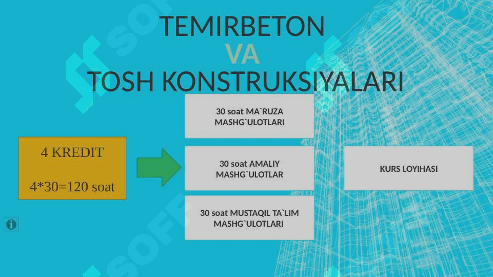 Cho`zilishga ishlaydigan temirbeton elementlarni loyihalash va hisoblash 2