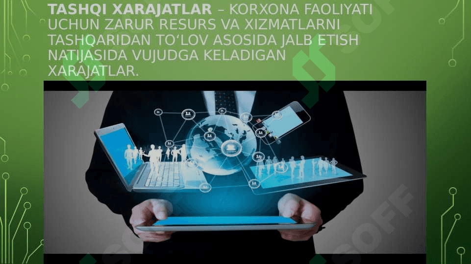 KORXONA XARAJATLARI 6