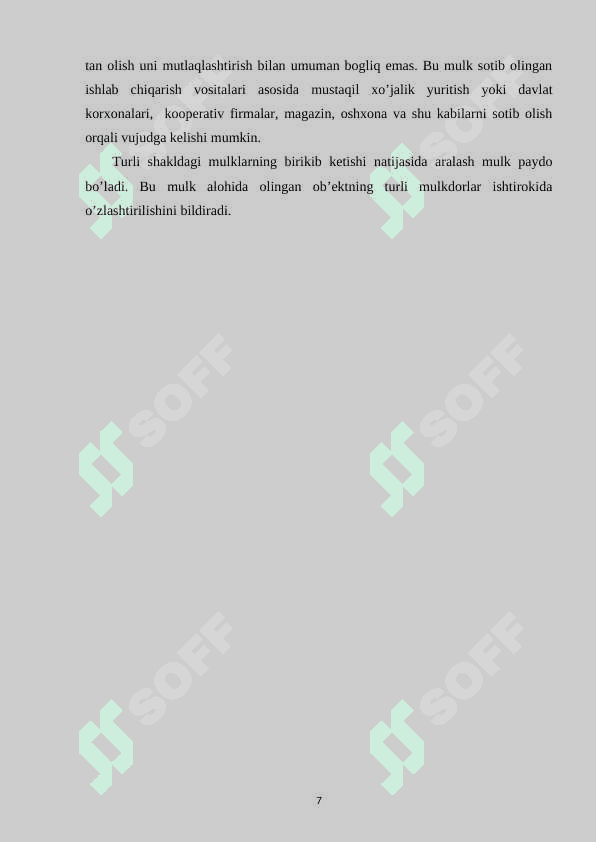 IJTIMOIY IQTISODIY TIZIMLAR VA ULARNING ANDOZALARI kurs ishi 7