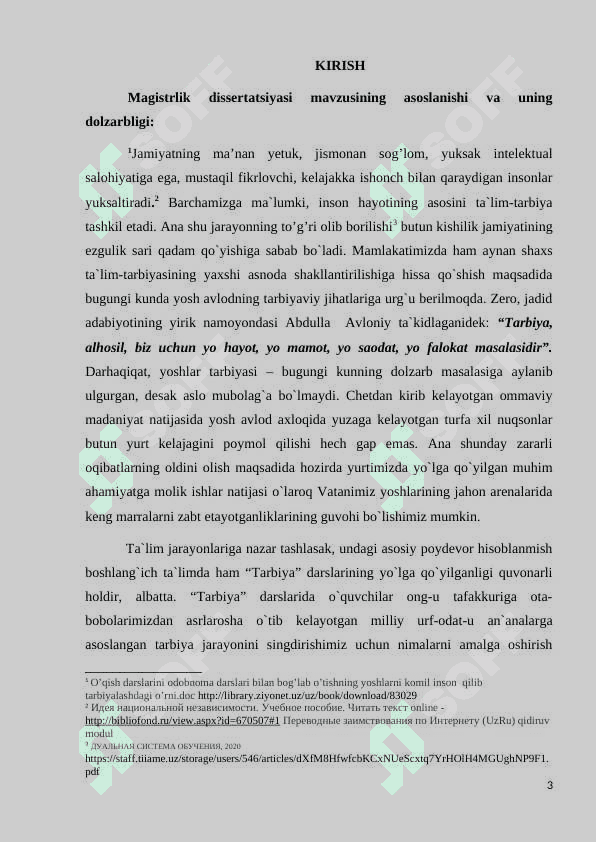 BOSHLANG‘ICH SINF O’QUVCHILARINI TARBIYA FANI DARSLARIDA KREATIV FIKRLASHINI SHAKLLANTIRISHNING PEDAGOGIK ASOSLARI 3