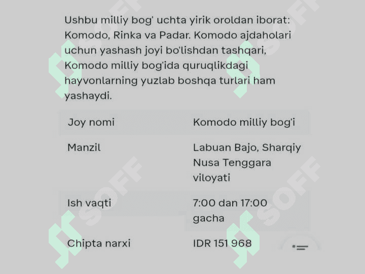 Komodo milliy bog'i (Indaneziya) 2
