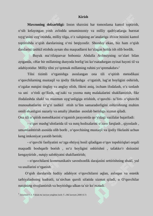Sinfdan tashqari o‘qishni tashkil etish 3