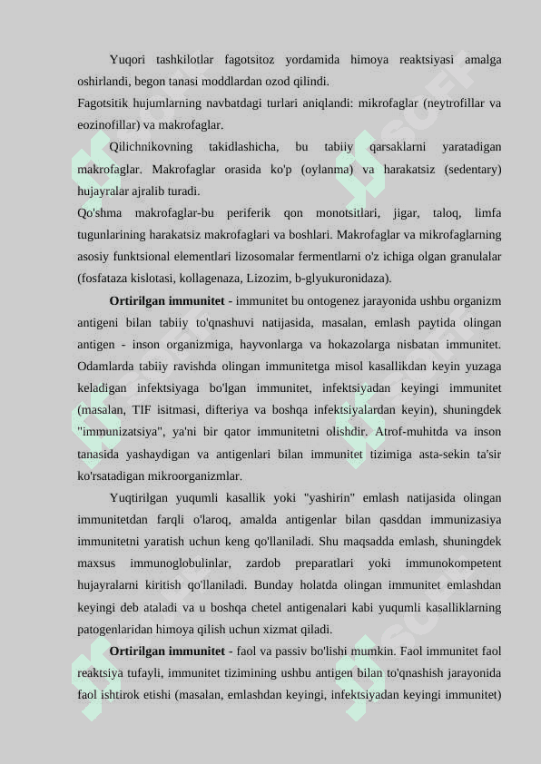 TUG'MA VA ORTTIRILGAN IMMUNITET 3