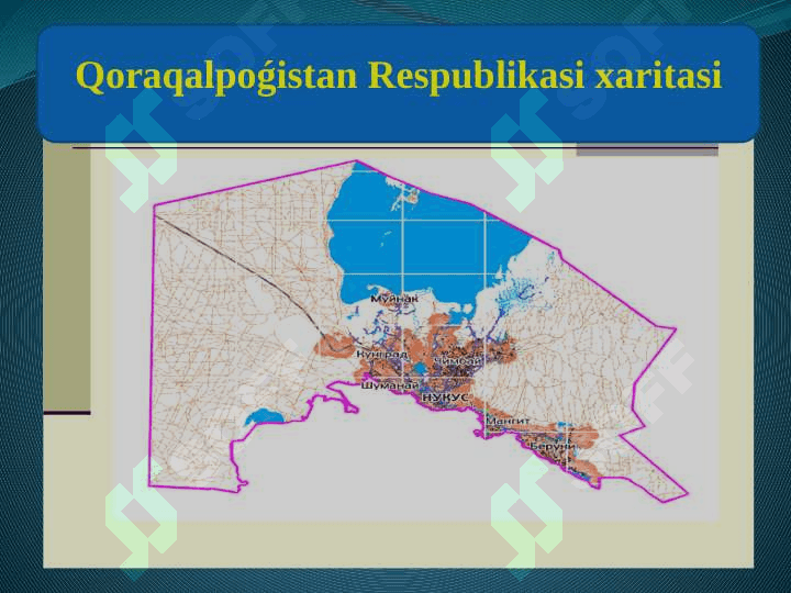 O’zbekiston tarkibidagi suveren Qoraqalpog‘iston 4