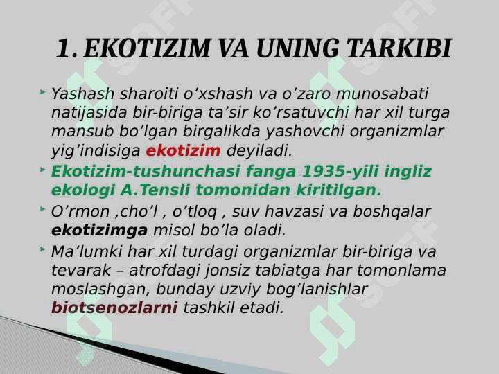 Ekologiya asoslari 3