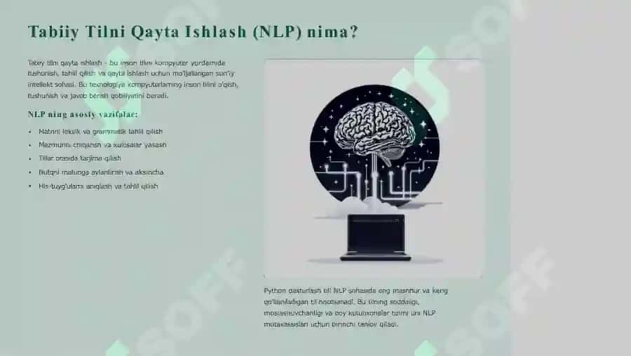 Pythonda Tabiiy Tilni Qayta Ishlash Texnologiyasi 2