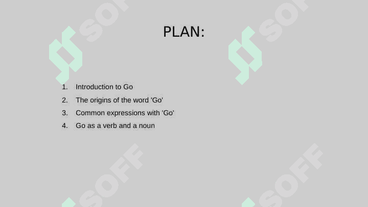 Go: meaning and expressions 2