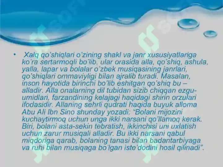 O'zbek xalq musiqasining ommaviy janrlari 2