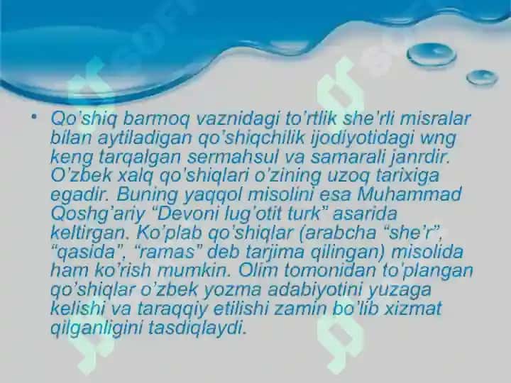 O'zbek xalq musiqasining ommaviy janrlari 3