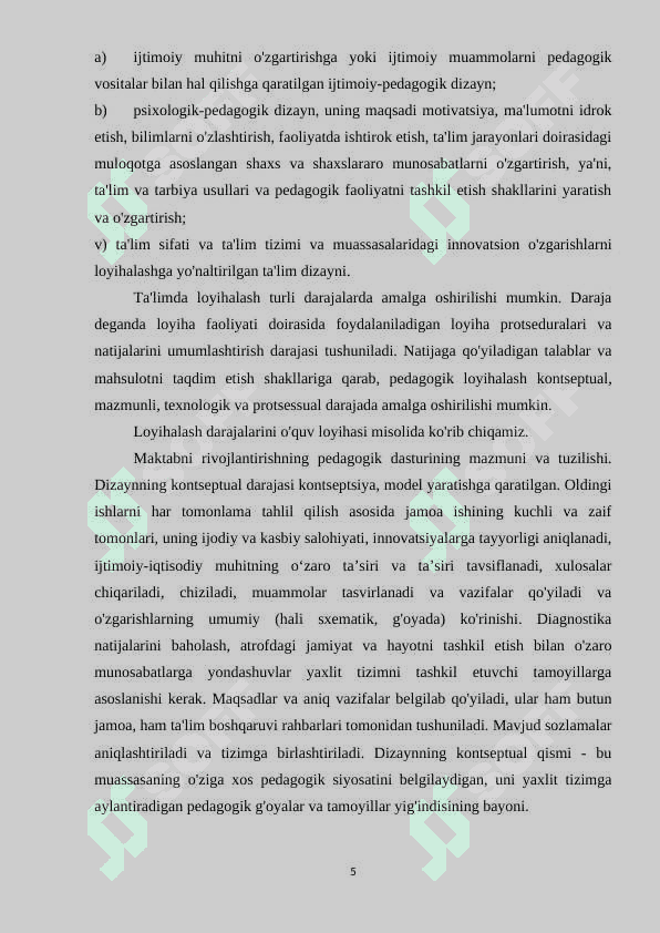 Zamonaviy maktabgacha ta’lim tashkilotlarida loyihalashtirish faoliyatining ahamiyati. Multimediyalardan foydalanish 5