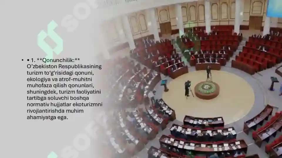 O’zbekistonda ekoturizmni tashkil qilishda asosiy me’yoriy-huquqiy asoslari 2