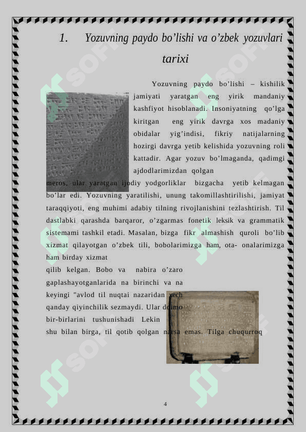 O’zbek yozuvi tarixi 4