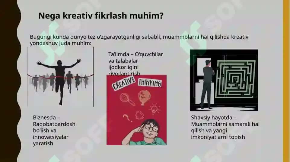 Kreativ fikrlash faniga kirish 5