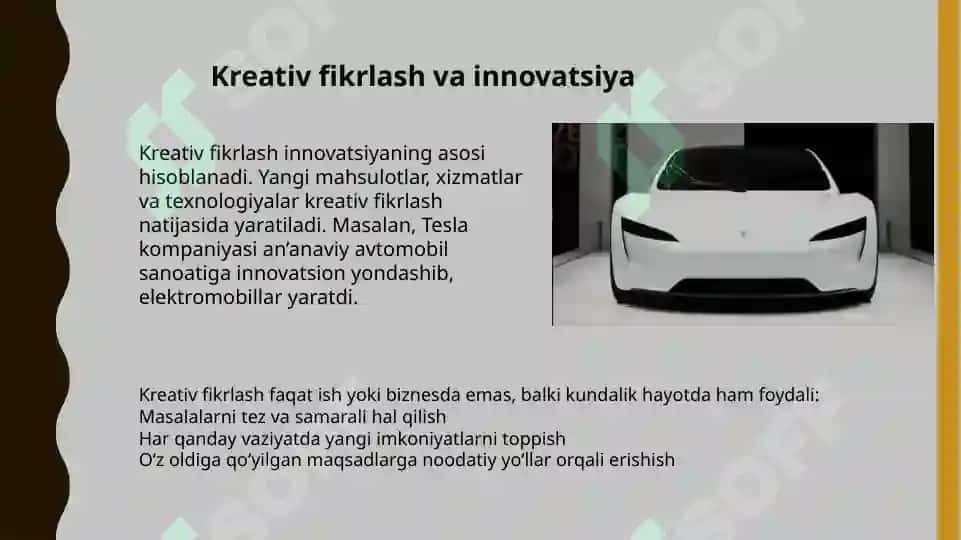 Kreativ fikrlash faniga kirish 6