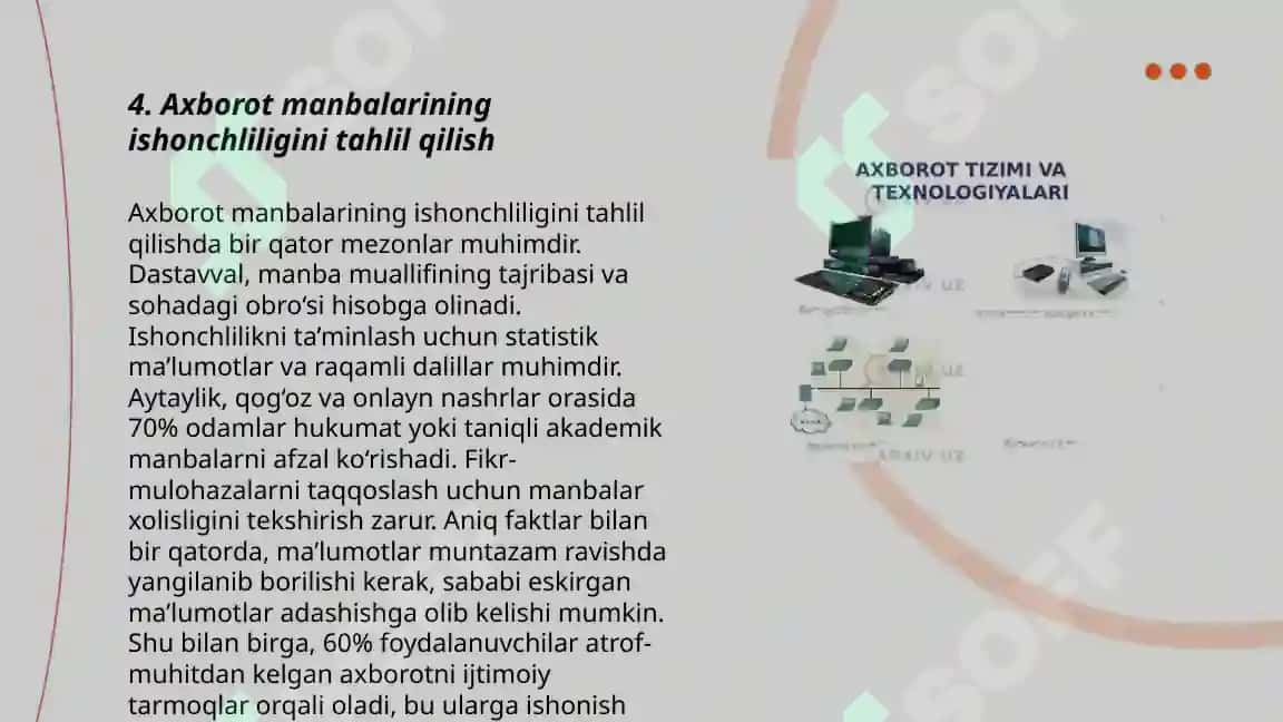 Birlamchi va ikkilamchi axborot manbalarini tanqidiy tahlil qilish 6