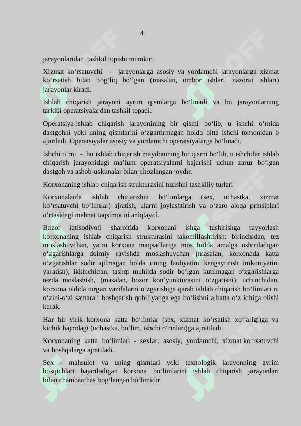 Korxona ishlab chiqarish faoliyatini boshqarish va o’sish modellari. 6