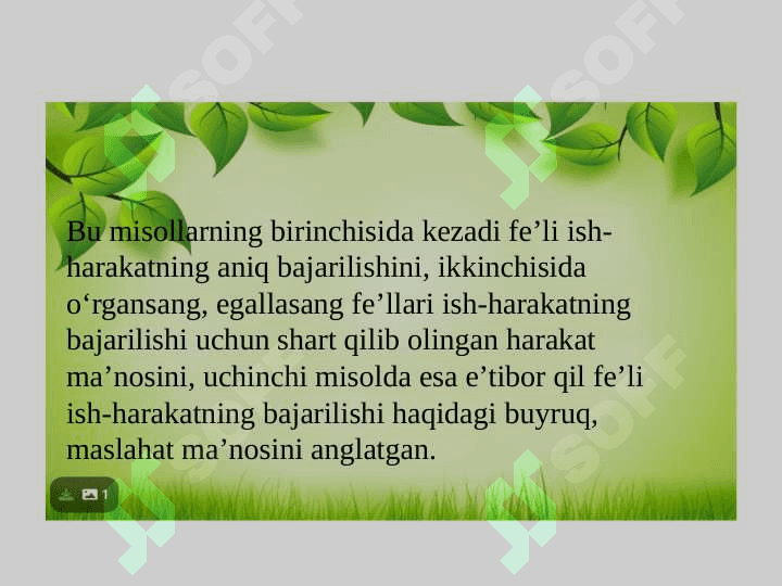 Fe’l mayllari. 6