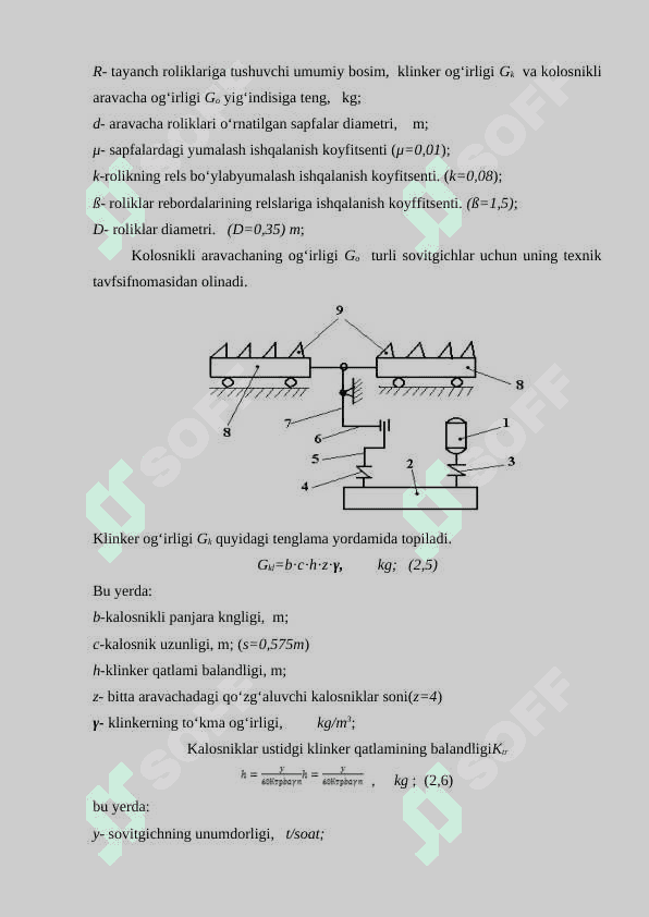 Issiqlik almashinishi. Panjarali sovitgich hisobi. 3