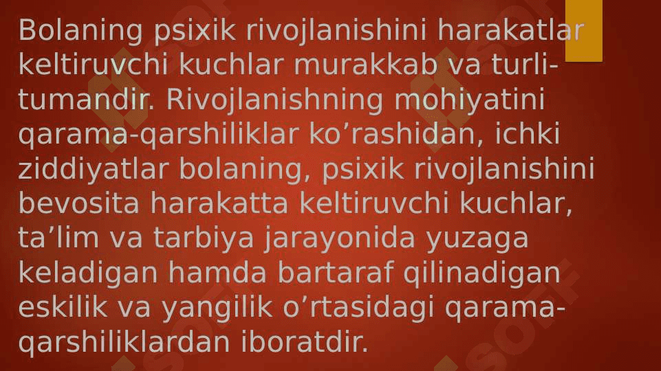 Turli yosh davrlarida o'zlashtirish xususiyatlari 3
