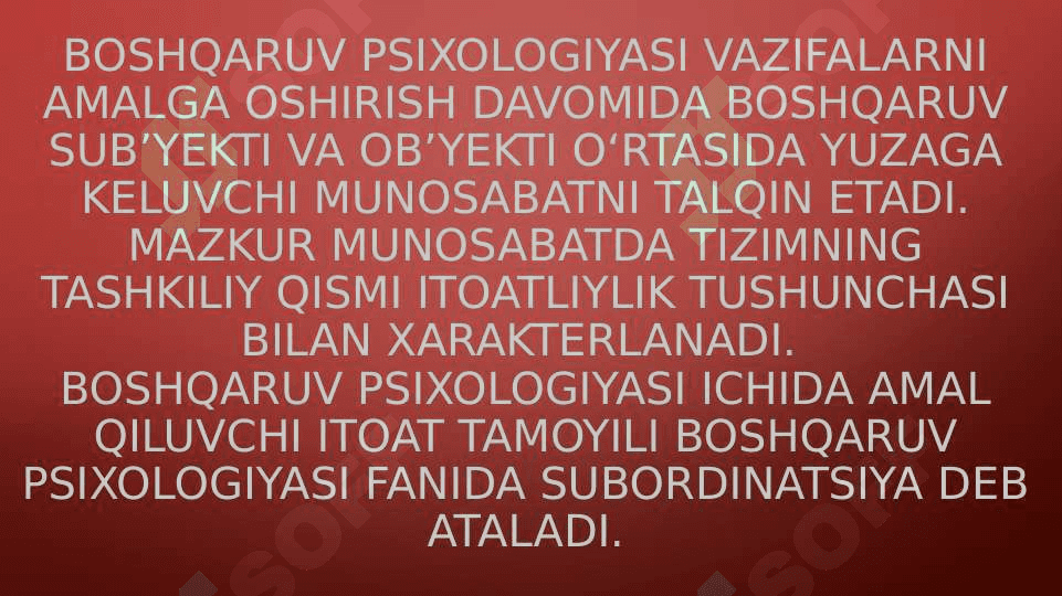 Boshqaruv psixologiyasi 2