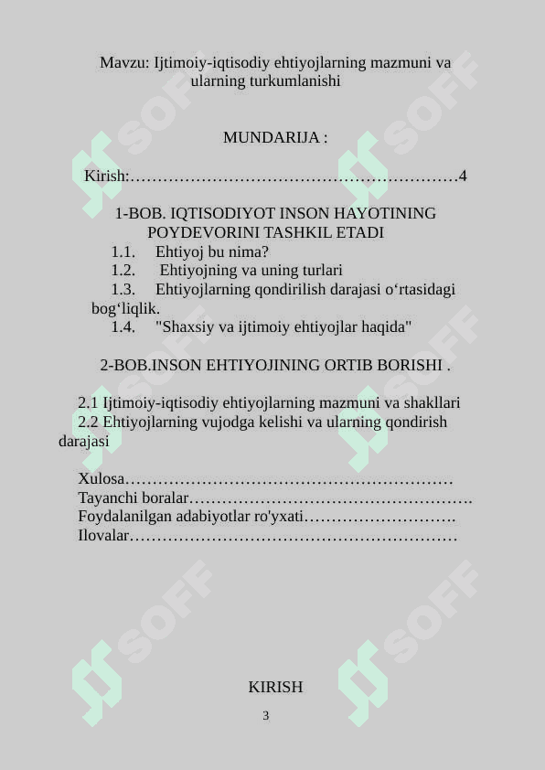 Ijtimoiy-iqtisodiy ehtiyojlarning mazmuni va ularning turkumlanishi 3
