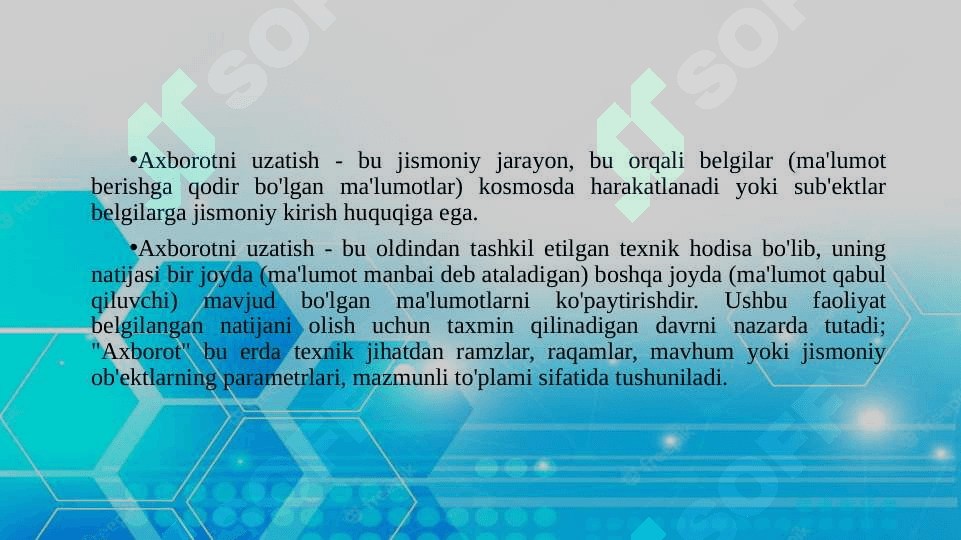 Zamonaviy axborot uzatish va saqlash vositalari 4