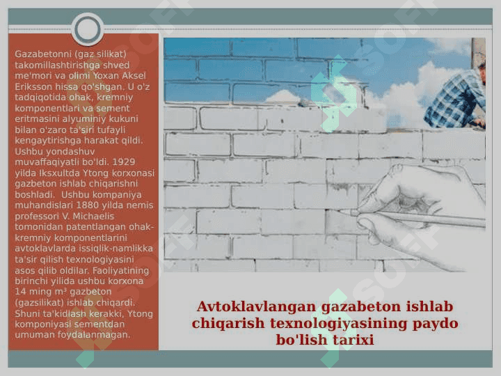 Mahalliy xomashyolardan tayyorlangan gazabeton xossalarini tadqiq qilish 6