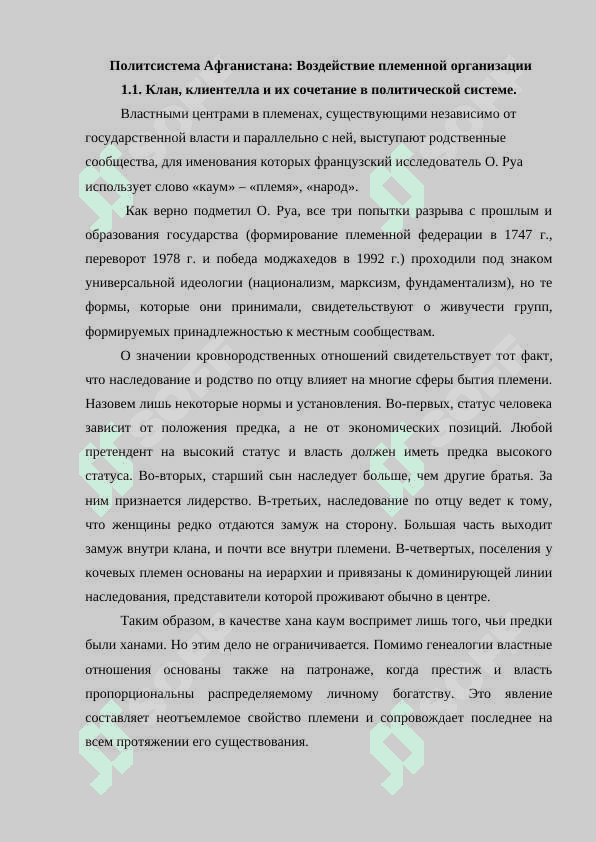 Политическая система Афганистана 3