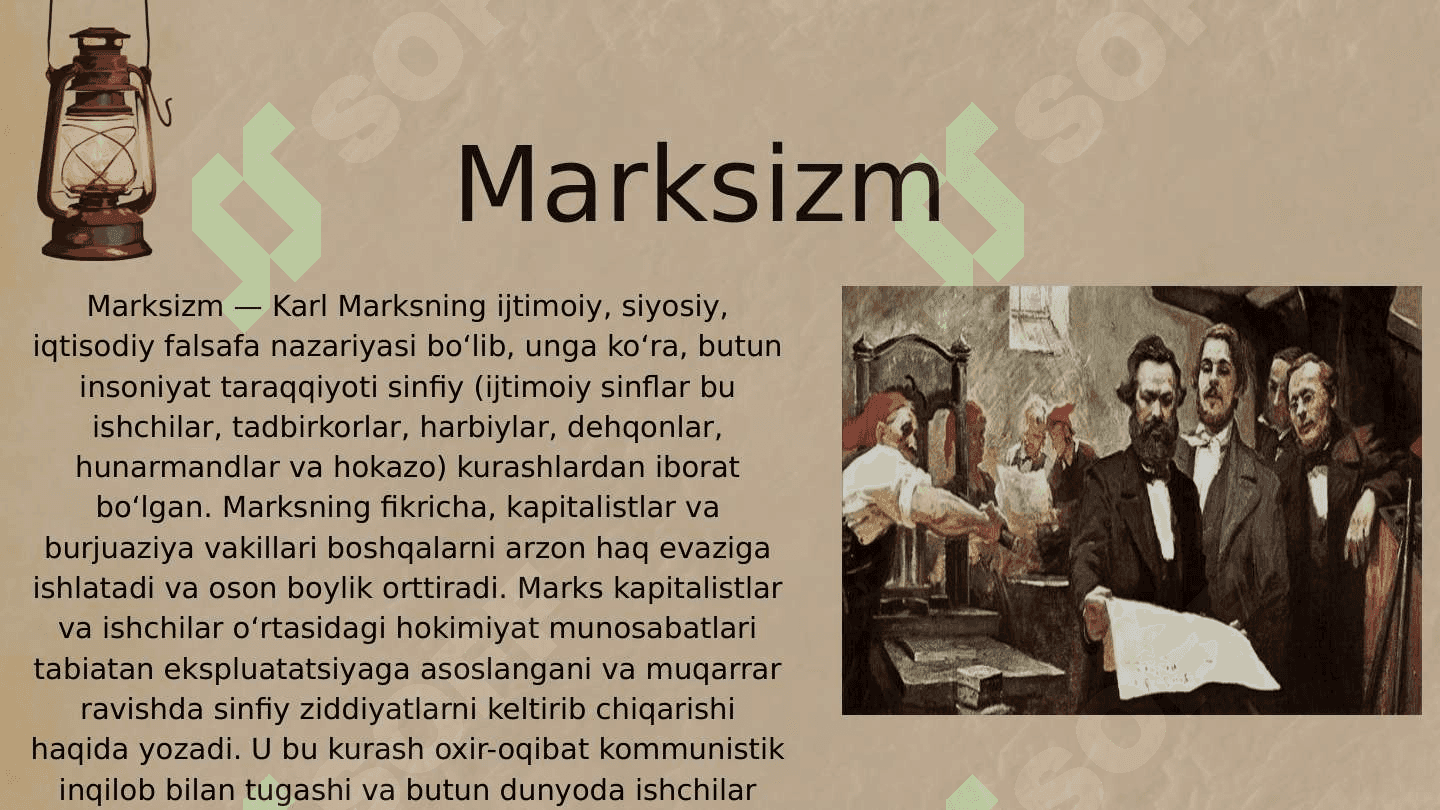 Marksizm vujudga kelishining tarixiy shart-sharoitlari, mulk shakllarining tadqiqoti 3