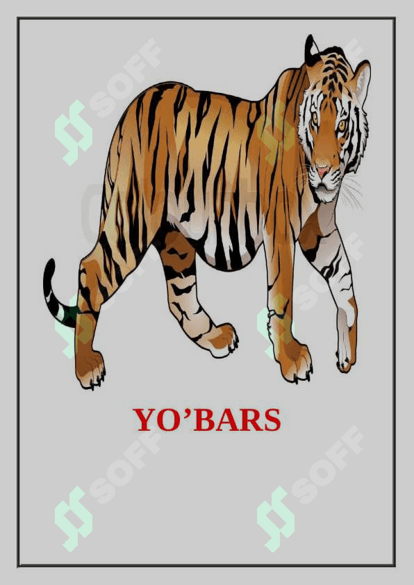 BOSHLANG’ICH YOSH BOLALAR UCHUN RASMLI O’QUV KITOBI 8