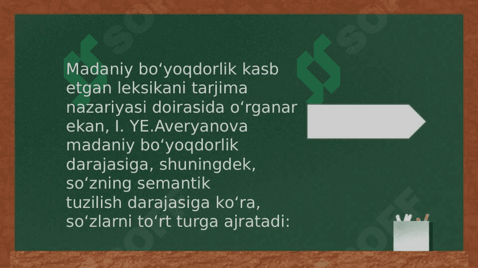 ZAMONAVIY TILSHUNOSLIKDA MUQOBILSIZ LEKSIKA TUSHUNCHALARI TALQINI 4