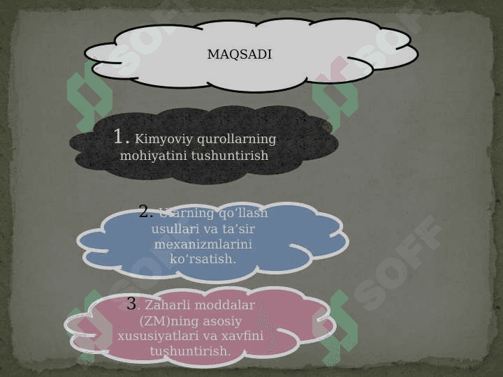 KIMYOVIY QUROL, UNI QO’LLASH USULLARI VA ZM TAVSIFI 2