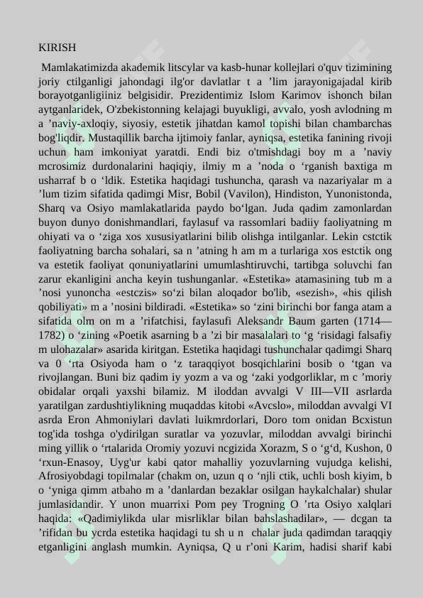 Estetikaning asosiy kategoriyalari 3