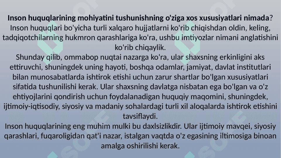 Xalqaro xuquqda inson xuquqlari 3
