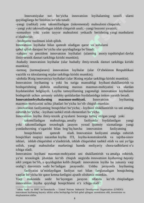 INNOVATSION LOYIHALARNI BOSHQARISH 6