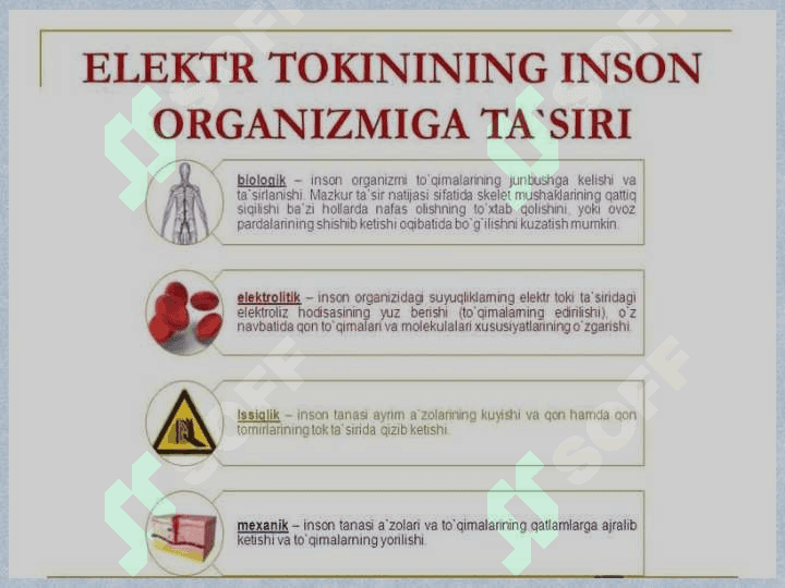 Ishlab chiqarishda elektr xavfsizligi asoslari 5