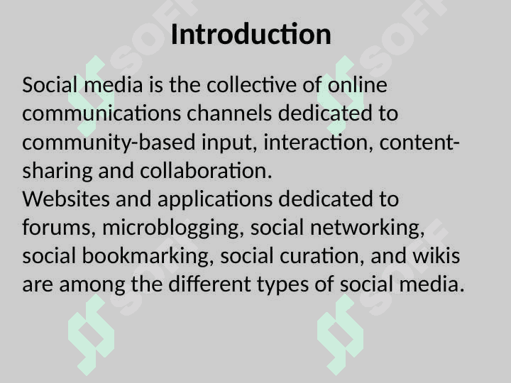 A post on social media website 2