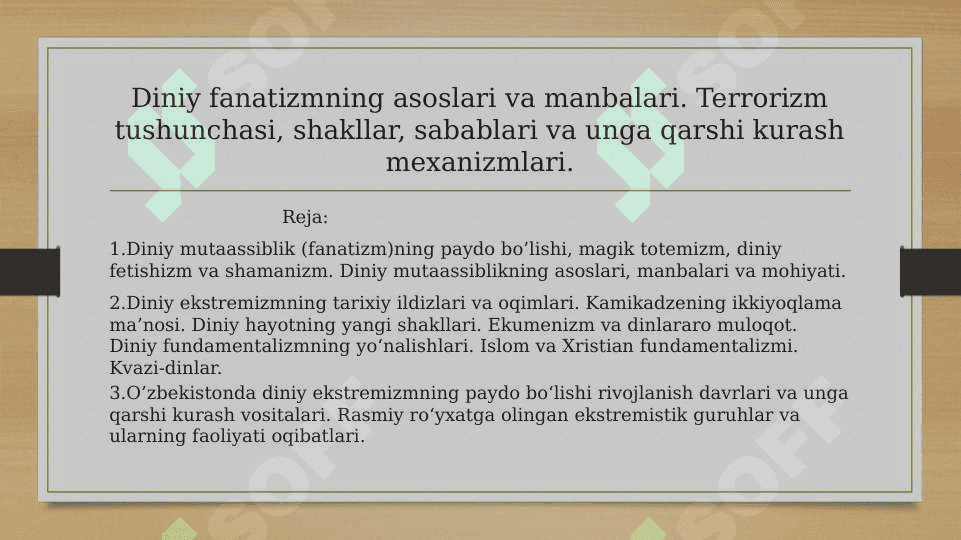 Diniy fanatizm va fanatlarning yuzaga kelishining psixologiya asoslari 2