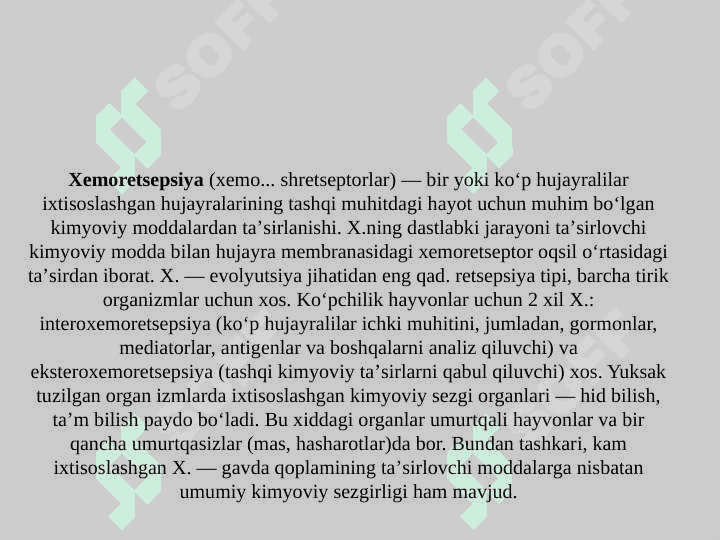 XEMORETSEPSIYA GORMONLAR VA MEDIATORLAR REDSEPSIYASI 3