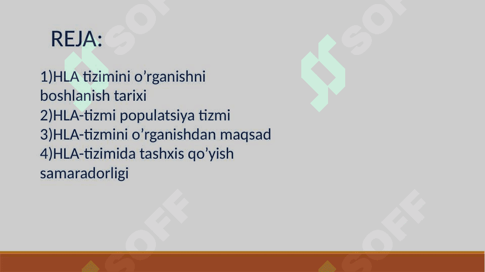 HLA-TIZIMI (MHC-TIZIMI). KOMPLEMENT TIZIMI 2
