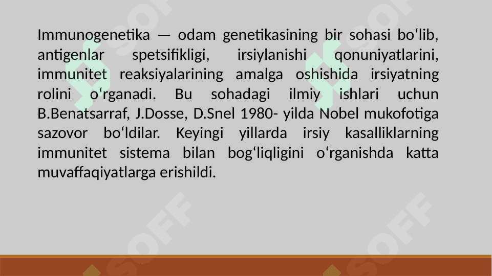 HLA-TIZIMI (MHC-TIZIMI). KOMPLEMENT TIZIMI 3