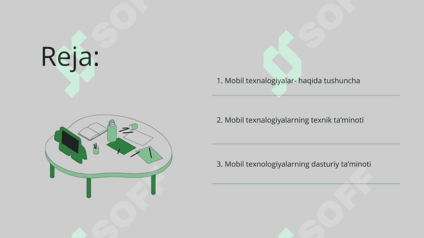 Mobil texnalogiyalar mavzusida taqdimot 3