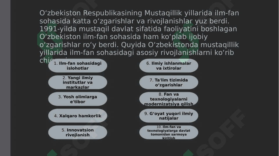 O’zbekiston Respublikasining ta’lim tizimidagi islohotlar 3