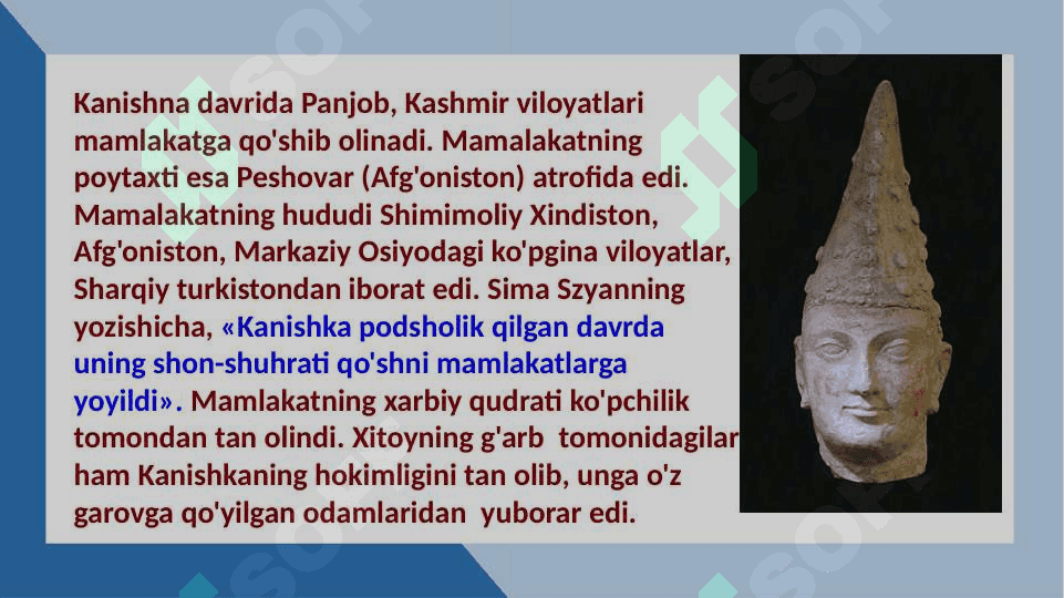 Kushon davlati boshqaruvi an'analari. Kushonlar davrida madaniyat 3