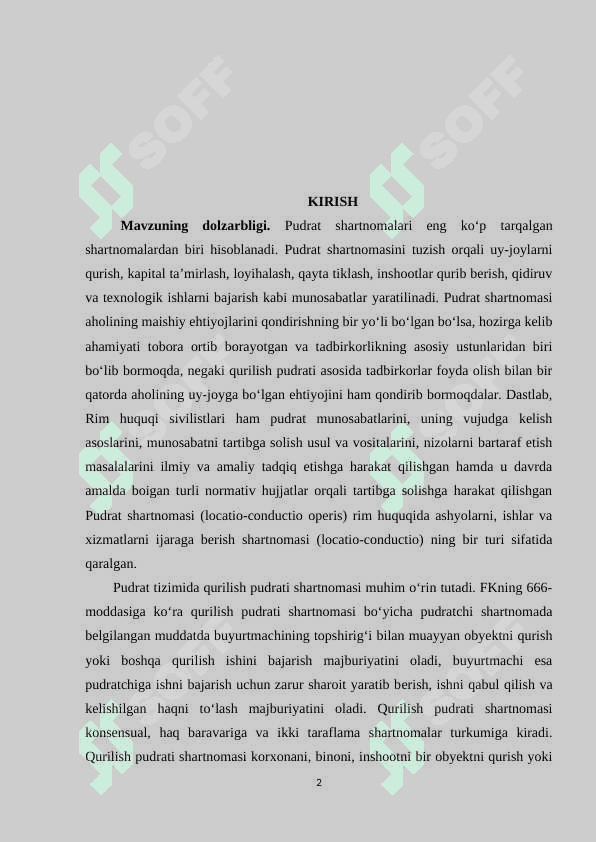 Qurulish pudratining shartnomasi 2