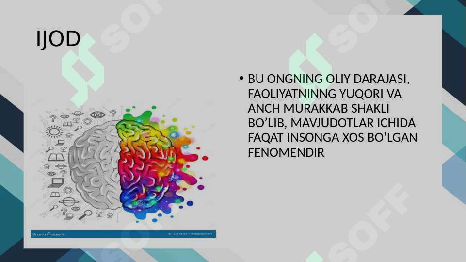 IJOD YANGI QADRIYATLAR YARATISH OMILI 5