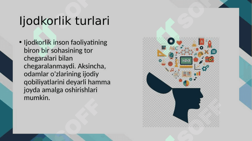 IJOD YANGI QADRIYATLAR YARATISH OMILI 7